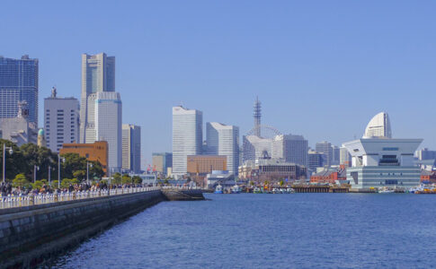 横浜の街並みの画像