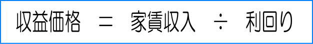 収益価格の計算方法