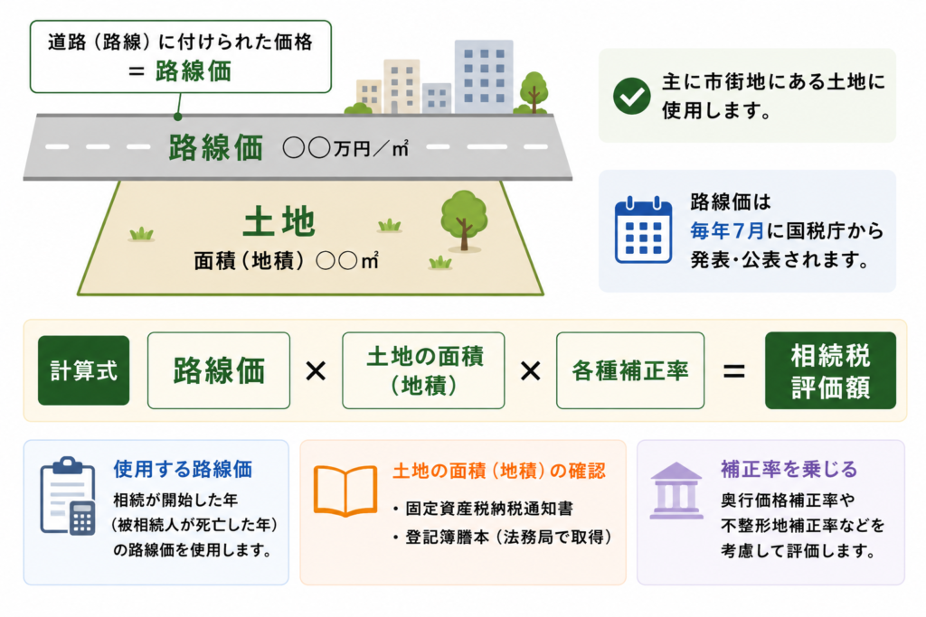 路線価方式の説明図解