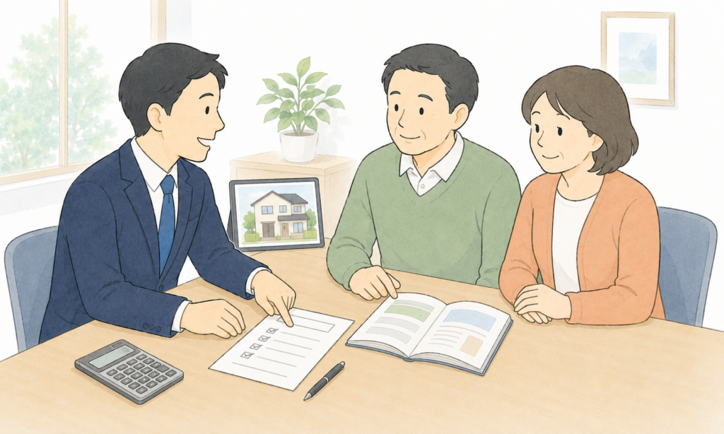相続について専門家に相談する夫婦